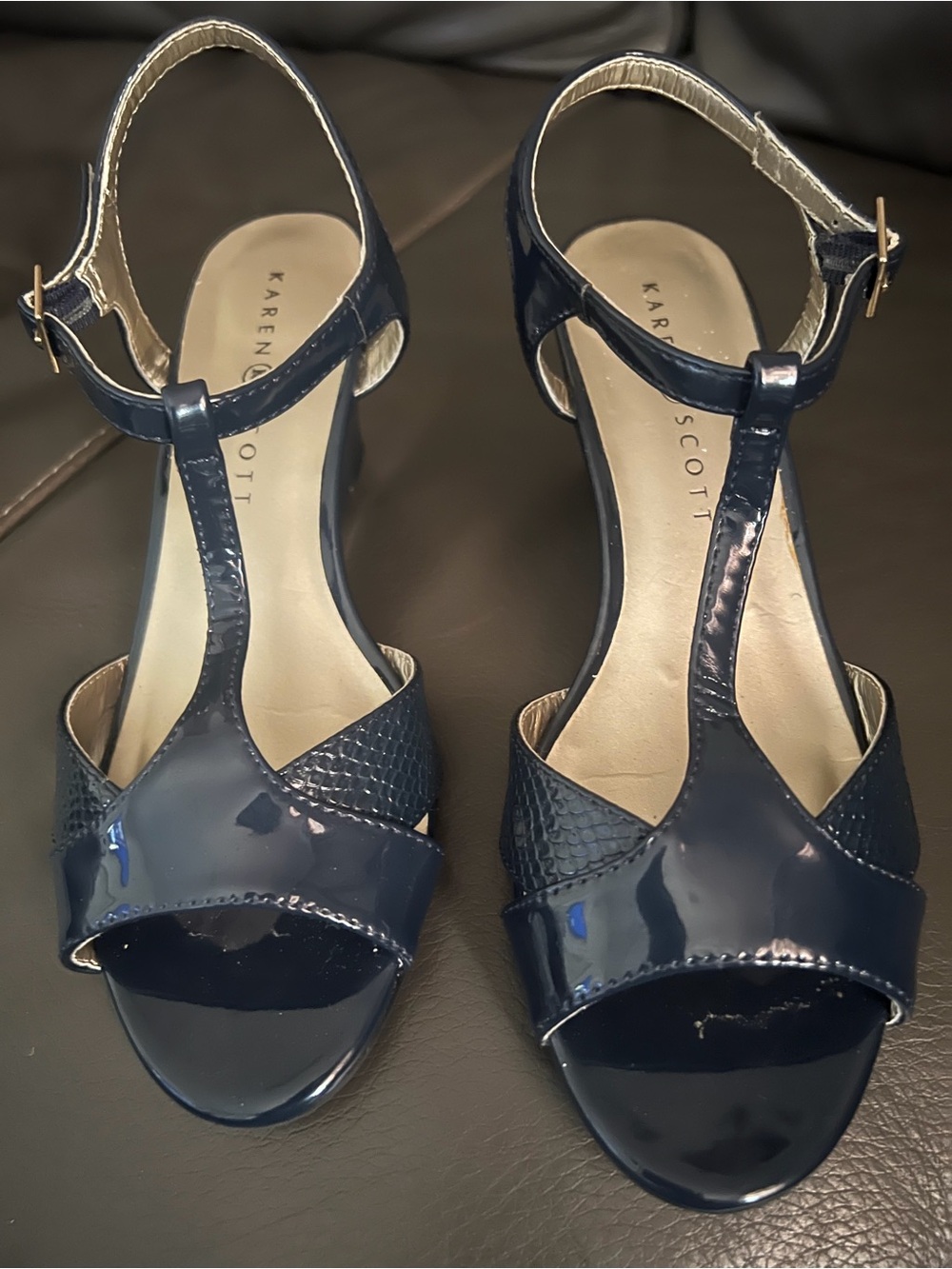 (New) Karen Scott Women's Sabinaa Blue sandal size 8 M